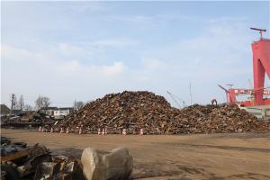 Industrial scrap steel