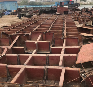 Ship plate scrap