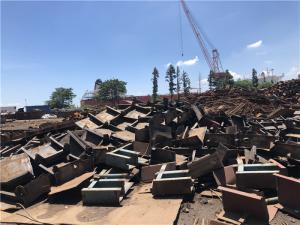 Scrapping steel scrap